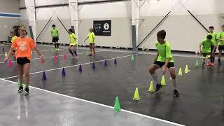 SuperSkills @ The Hustle Factory - Footwork in the Cones #2