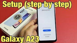 Galaxy A23: How to Setup for Beginners (step by step)