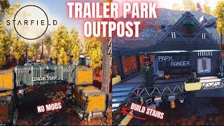 Starfield | Trailer Park Settlement (No Mods) (Tour + How to build stairs)