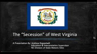 CWFWRT December 2021 - How West Virginia Became a State