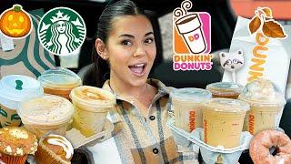 Dunkin’ vs. Starbucks: Fall Menu Competition!  Who Wins?