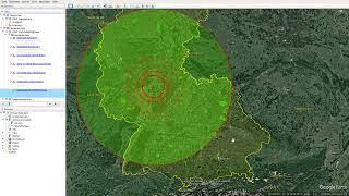 ZAR-Bombe 57 Megatonnen auf Frankfurt am Main (Simuliert)