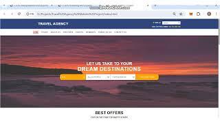 Responsive  Travel Agency Website Design