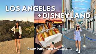 FIRST TIME TRAVELLING TO LOS ANGELES AND DISNEYLAND  // 4-Day Travel Vlog in California