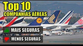 As 10 companhias aéreas mais seguras do mundo