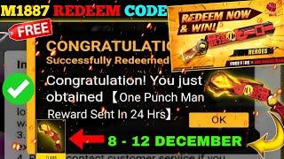 FREE FIRE REDEEM CODE TODAY 12 DECEMBER REDEEM CODE FREE FIRE | FF REDEEM CODE TODAY 12 DECEMBER