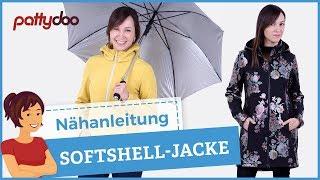 Anleitung Softshelljacke mit abnehmbarer Kapuze, Taschen und Reißverschluss nähen