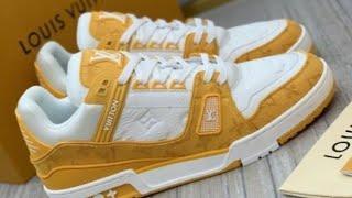 LOUIS VUITTON TRAINER Sneaker (Arch Licht) Yellow White Unboxing/Review.