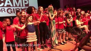 Rocking Out at the end of @WillieMaeRockCamp for Girls 2017!
