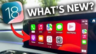 iOS 18 Apple CarPlay | 5 NEW FEATURES!