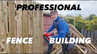 How to build a fence like a pro - Part 1