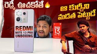 [Exclusive] Redmi Note 13 Pro (Indian Unit) Unboxing | Telugu First Impressions & Overview