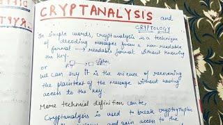 Cryptanalysis and its Types | What is Cryptology in Network Security