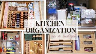 KITCHEN ORGANIZATION IDEAS 2022 // Budget-friendly Organization