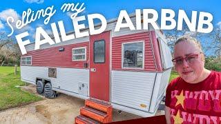 I SOLD my vintage camper AirBnB! - VLOG  Failed AirBnB