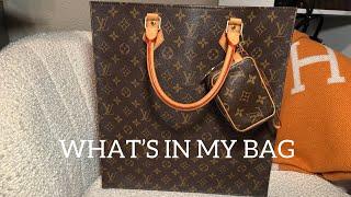 LOUIS VUITTON VINTAGE SAC PLAT: WHAT FITS + FIRST IMPRESSIONS