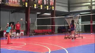 Ivana Burgos Passing Drill @ Your Future Volleyball Lab with Chamo Liendo