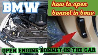 How To open engine bonnet in BMW Car | how to open Car bonnet |driver specialst