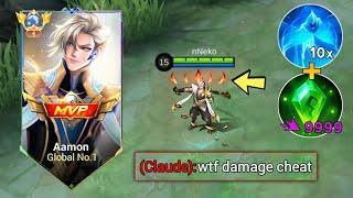 NEW META AAMON 10X DAMAGE PASSIVE TRICK!!! YOU MUST WATCH THIS! - MLBB