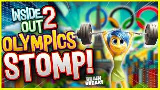 Inside Out 2 Olympics Stomp! | Inside Out Brain Break | Just Dance | Danny Go Noodle | Freeze Dance