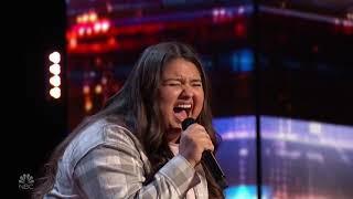 Kristen Cruz - I See Red - Best Audio - America's Got Talent - Auditions 4 - June 21, 2022