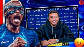 SANCHO SIGNS FOR CHELSEA! WHY OSIMHEN DEAL COLLAPSED! STERLING ARSENAL LOAN! || Chelsea Deadline Day