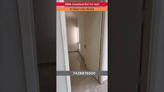 Gaur City 7th Avenue 3 bhk luxurious flat available for rent |#viral #shorts #property #noida