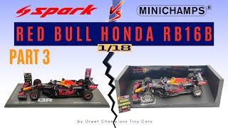 Spark vs Minichamps!! REVIEW Max Verstappen Red Bull RB16b F1 Abu Dhabi GP 2021 - PART 3