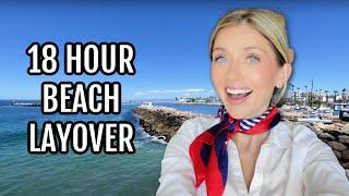 18 HOURS IN LA!! // FLIGHT ATTENDANT LIFE ️