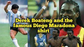 Derek Boateng and the iconic Diego Maradona Shirt