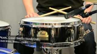 13 Modern & Signature Metal Shell Snare Drums