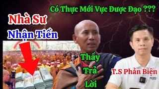 Thầy Minh Tuệ Trả Lời !!! Có Thực Mới Vực Được Đạo ? T.S Vũ Thế Dũng Phản Biện Cực Gắt