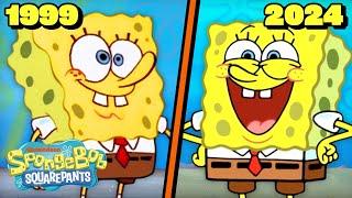 SpongeBob Characters - Then vs. Now  | 52 Minute Compilation | @SpongeBobOfficial