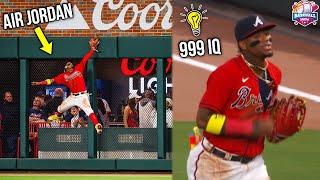 MLB | Ronald Acuna Jr "God Mode" Defensive Plays