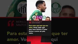 Preleção DE ARREPIAR de Murilo antes de Santos x Palmeiras! #shorts | Via: TV PALMEIRAS