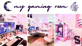  my dream gamer girl setup  razer quartz, hello kitty, new PC and more