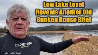 LOW LAKE level reveals another OLD SUNKEN house site at Dale Hollow Lake! – Scuba Diving Episode 339