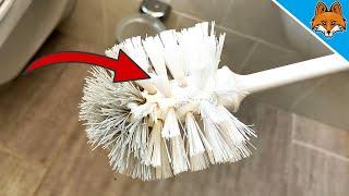 ПРОСТЫЕ способы быстро почистить туалетный ершик  (потрясающе) 