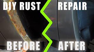 EASY And CHEAP DIY Rust Repair on Your Car (Without Using Any Special Tools)