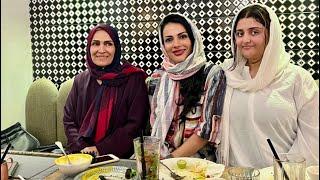 ولاگ کوتاه از رستورانگردی من،دخترم،‌خواهرم در اصفهان.اسم و آدرس رستوران داخل فیلم