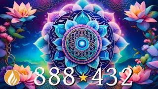 Quantum Manifestation 432 Hz ⭐ 888 Hz High Vibrational Frequency for Abundance