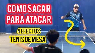 Como sacar para atacar de Drive | #tenisdemesa #tutorial