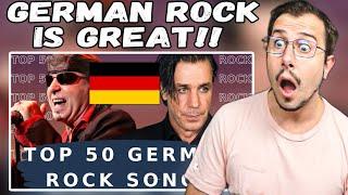 Italian Reacts To Top 50 German Rock Songs EVER