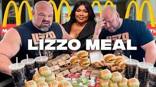 STRONGMEN Vs. LIZZO MCDONALD'S MEAL | 8,020 CALORIES