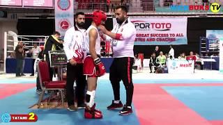 Emre Şahin (Türkiye) vs Jakob Simnic (Slovenya) KL M 57 KG WAKO World Championships 2019