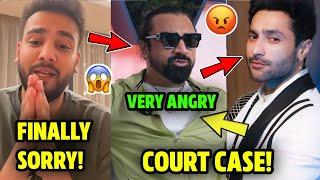 AGAIN! Ajaz Khan VERY ANGRY on Harsh Beniwal, Elvish Yadav & Rajat Dalal SORRY to Ajaz khan