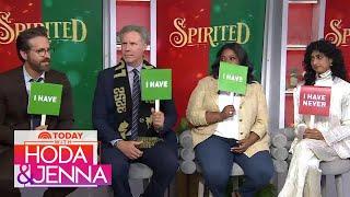 ‘Spirited’ Cast Plays Holiday-Themed Game Of ‘Never Have I Ever’