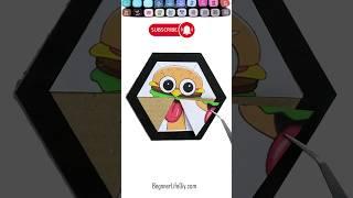 Sprunki Mr Burger DIY Cardboard Puzzle Challenge! #shortvideo #trending #sprunki