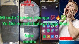 MI NOTE 7 7S EMMC CHENGE SOLUTION FULL VIDEO EMMC CHENGE FILE FREE FREE 