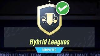 FIFA 22 HYBRID LEAGUES SBC CHEAPEST METHOD! FIFA 22 ULTIMATE TEAM